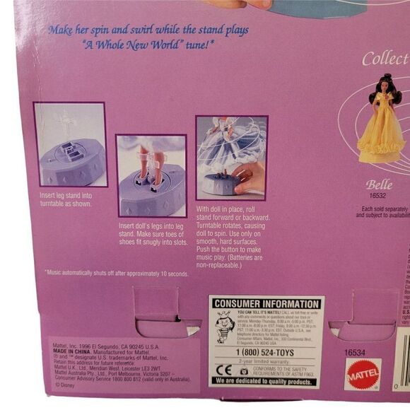 Disney Dancing Princess Vintage Collection - Jasmine Aladdin - Picture 5 of 6